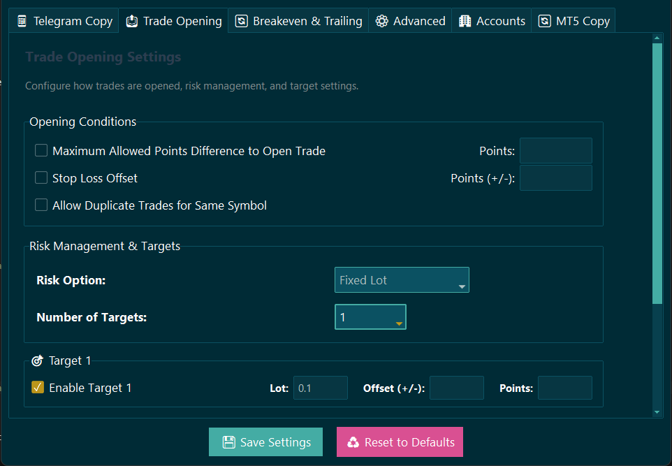 Dashboard Screenshot